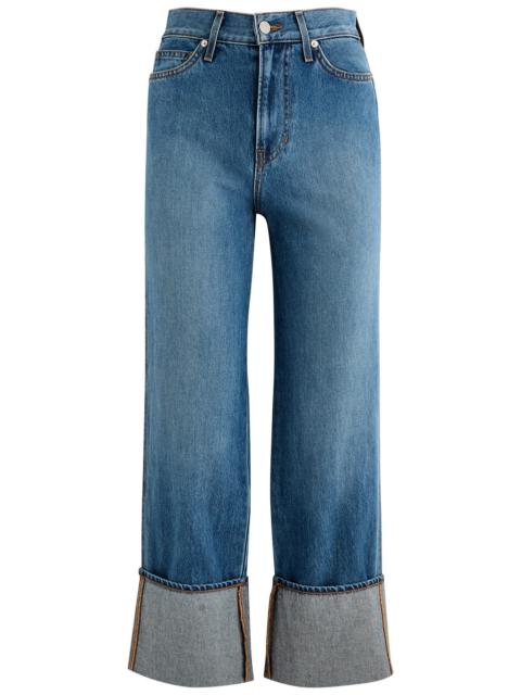 Veronica Beard Dylan Cropped Straight-leg Jeans