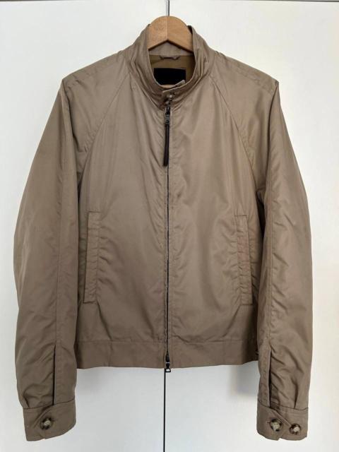 Prada 00’s Prada Vintage Nylon Metal Zip Bomber Jacket Size M