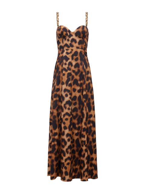 L'AGENCE Sutton Beaded Strap Maxi Dress