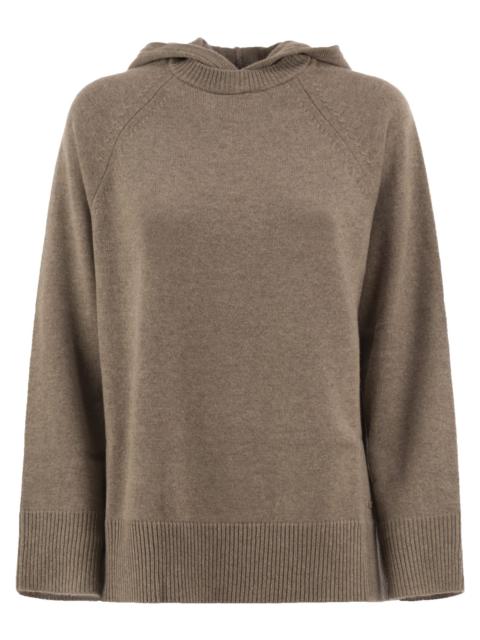 Max Mara Max Mara Women Mxmefebo - Pure Cashmere Hooded Jumper