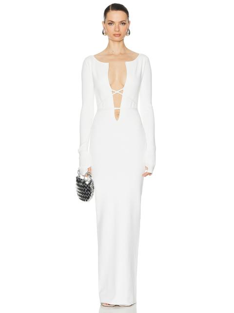 HELSA Niall Deep V Neck Dress