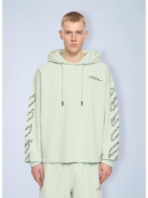 Off-White Off-White Men Type Arrow Diagonal Loose Hoodie
