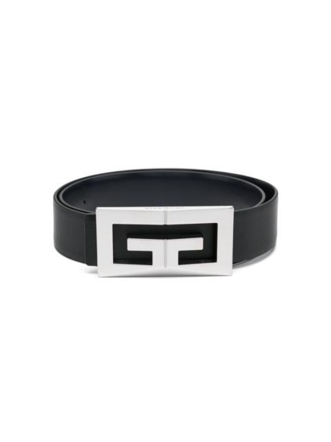 logo-buckle belt