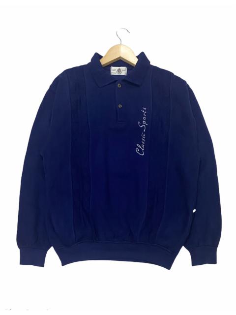 Other Designers Vintage - VINTAGE CAPTAIN BLUE CLASSIC SPORT SWEATSHIRT