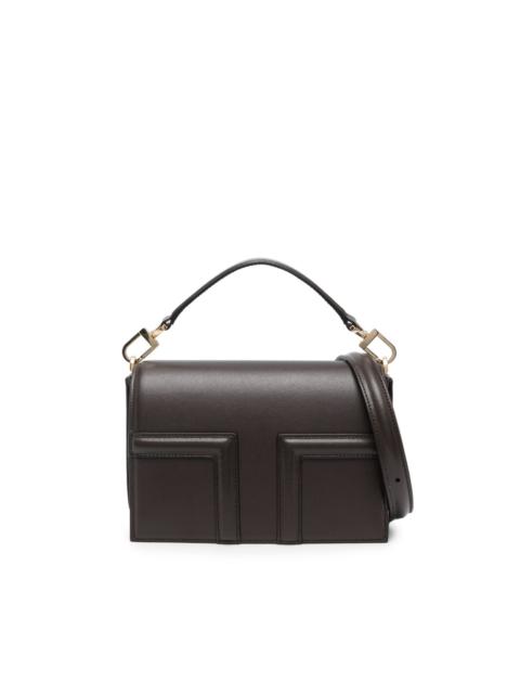 Mini T-Flap Bag - TOTEME - Leather - Brown