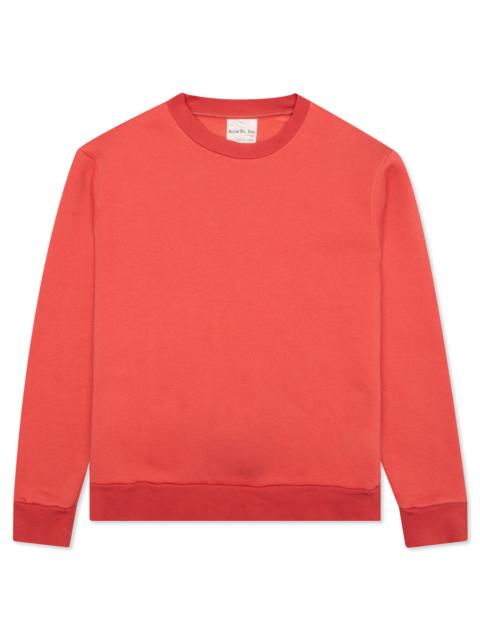 Acne Studios ACNE STUDIOS BRUSHED SWEATSHIRT - ROSE PINK