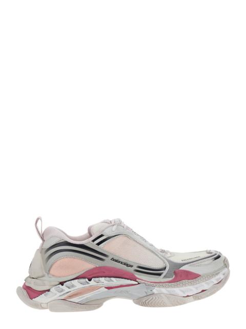 BALENCIAGA Balenciaga Women 'Triple-S 2' Multicolor Sneakers With Logo On The Front And Back And Worn Effect In