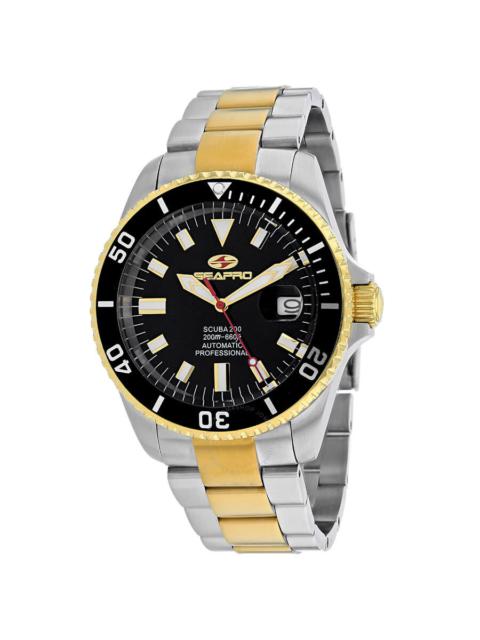 Other Designers Seapro Scuba 200 Automatic Black Dial Men's Watch SP4326