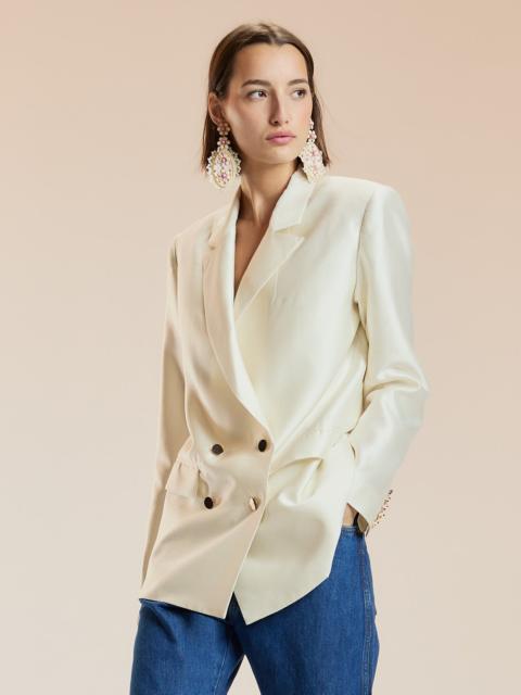 CYNTHIA ROWLEY The Breakers Double Breasted Blazer
