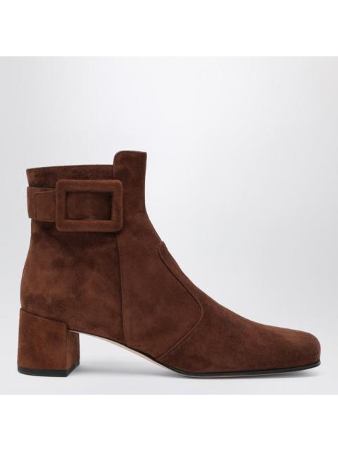 ROGER VIVIER Très Vivier ankle boots in brown suede