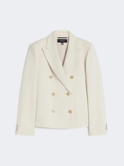 WEEKEND Max Mara Viscose and linen blazer - BEIGE