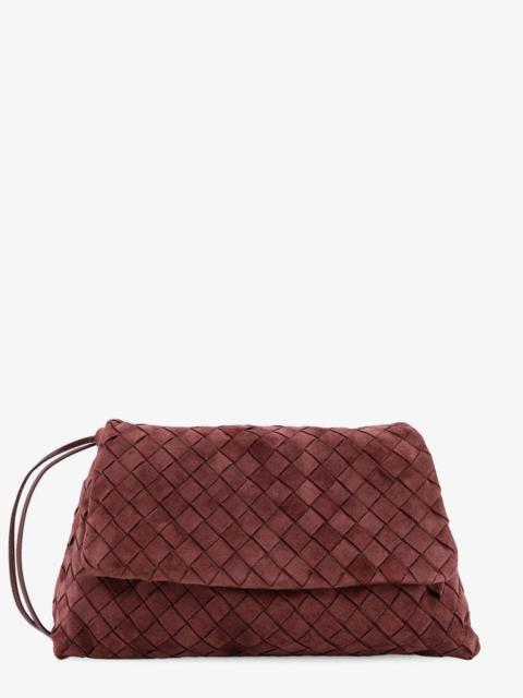 Bottega Veneta Bottega Veneta Suede Giorno Crossbody Bag Purple