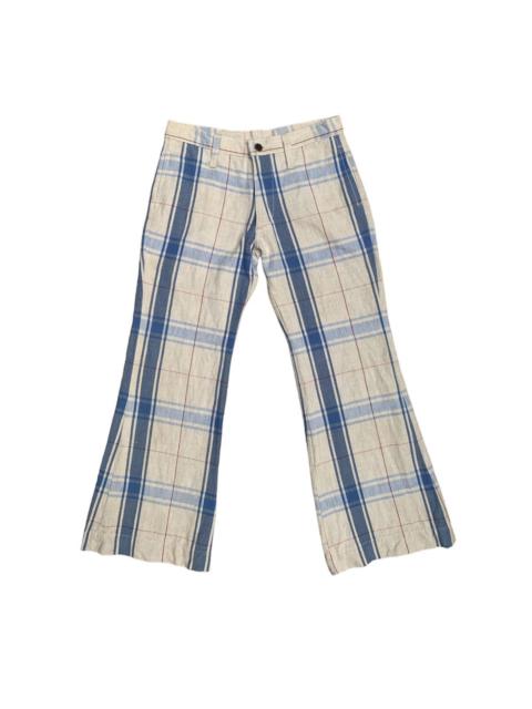 Rare.. Vintage Alexender Mcqueen Flare Plaid Pants