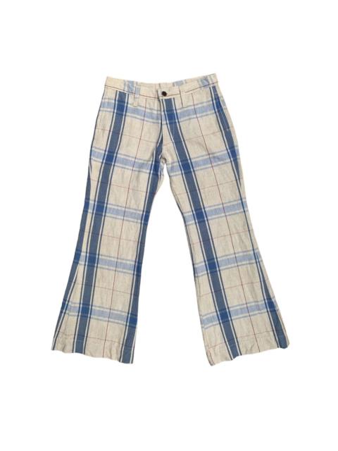 Alexander McQueen Rare.. Vintage Alexender Mcqueen Flare Plaid Pants