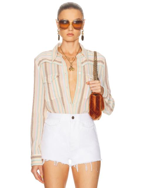 Chloé Button Down Long Sleeve Top