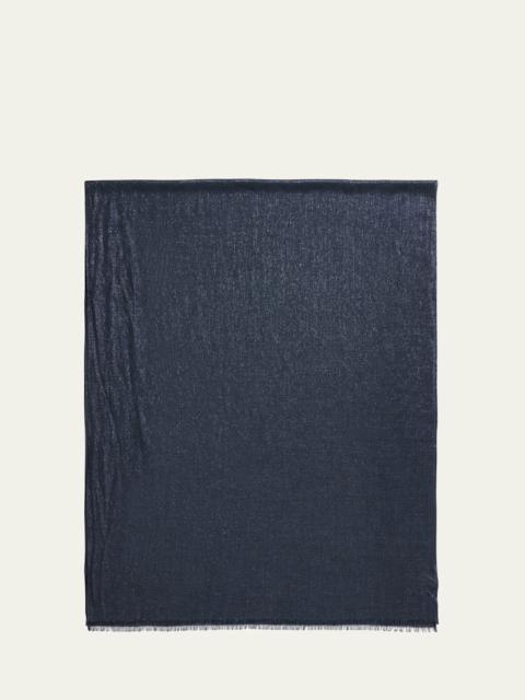 Brunello Cucinelli Lightweight Cashmere-Blend Scarf