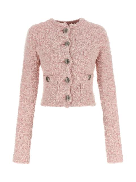BALENCIAGA Cropped Tweed Cardigan