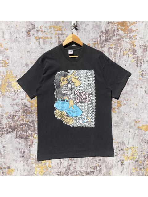 Other Designers Arts & Science - Vintage 90s Society Gravity Art Shirt Society Girl Hip hop