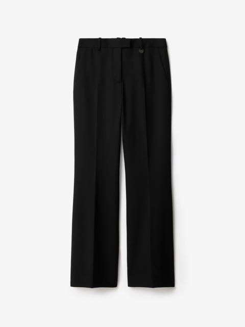 Burberry Wool Blend Tailored Trousers