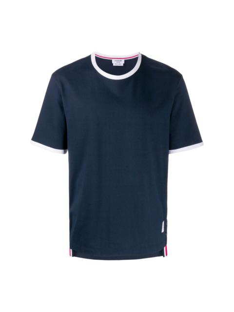 Thom Browne contrast trim T-shirt