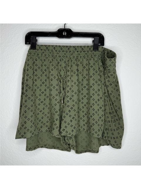 Other Designers Old Navy Green Patterned Women's Shorts