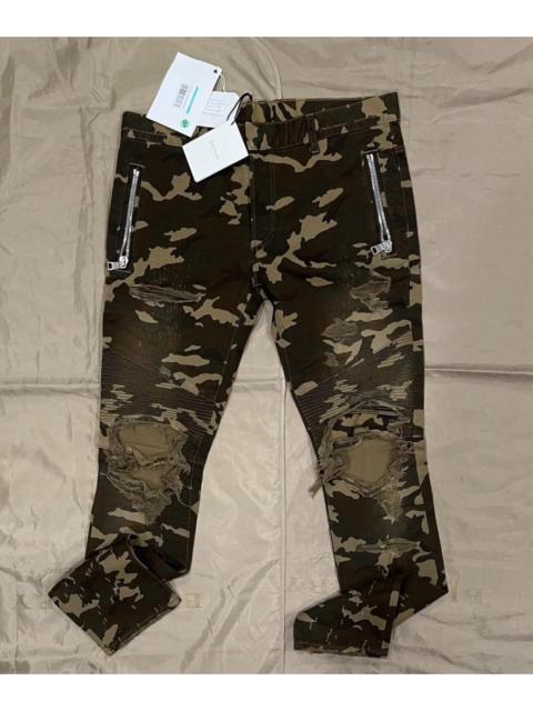 Balmain Balmain Camouflage Distressed Pants SS17