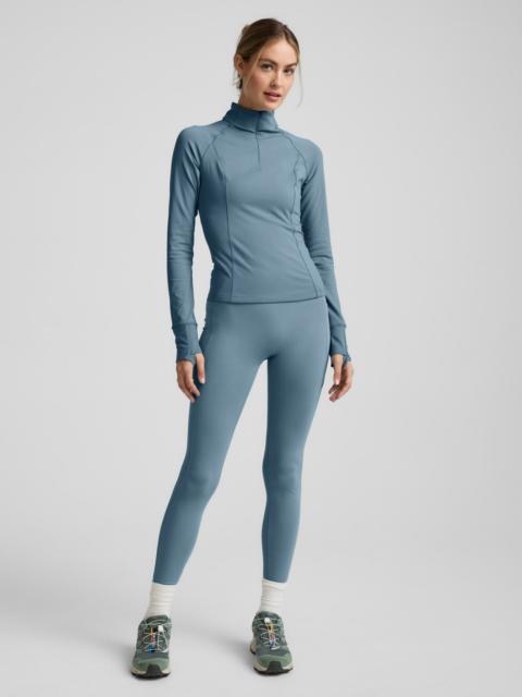 BEYOND YOGA Pacer Fleece-Backed Zip Pocket Full Length Legging