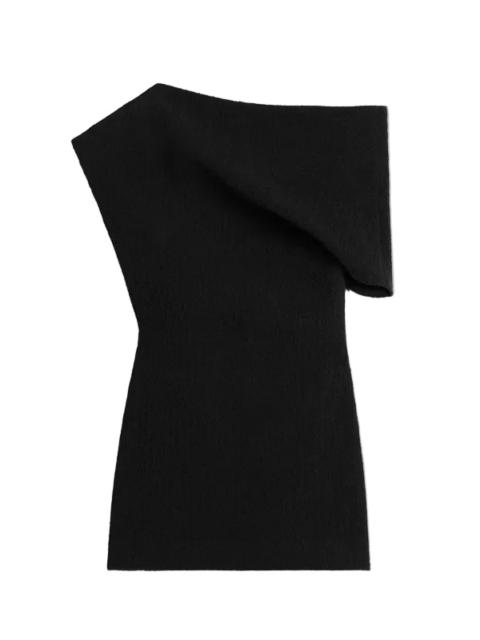 TOTEME One Shoulder Top in Black