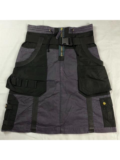 Jean Paul Gaultier 2003 Fall/Winter Jean Paul Gaultier Laced Multi-Pocket Cargo Parachute Skirt