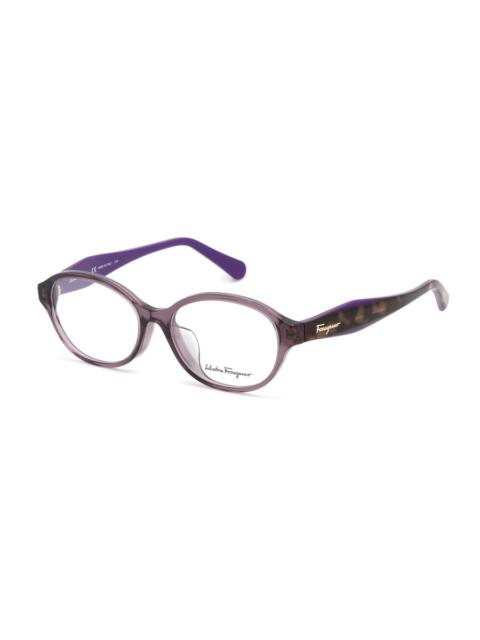 FERRAGAMO Ferragamo Demo Oval Ladies Eyeglasses SF2856A 500 52