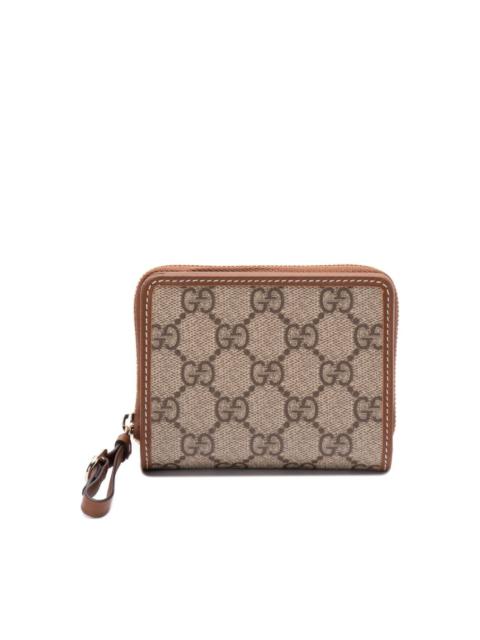GUCCI GG emblem zipped wallet | tessabit | REVERSIBLE