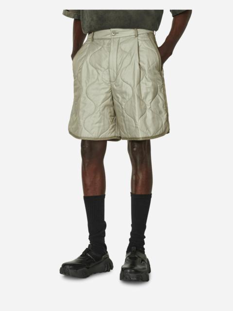 Dries Van Noten Padded Shorts Sand