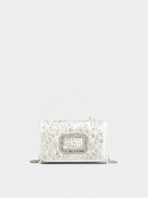 Roger Vivier Pilgrim Micro Bag in satin
