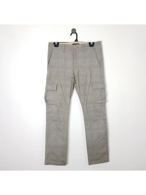 Other Designers Vintage - 🔥🔥 Beams Checkered Cargo Pants #5254