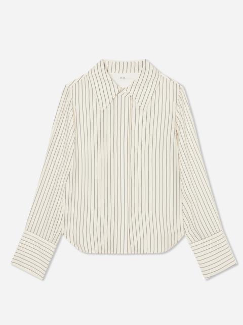 CO Fitted Classic Shirt in Silk