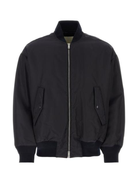 EMPORIO ARMANI Black nylon padded bomber jacket