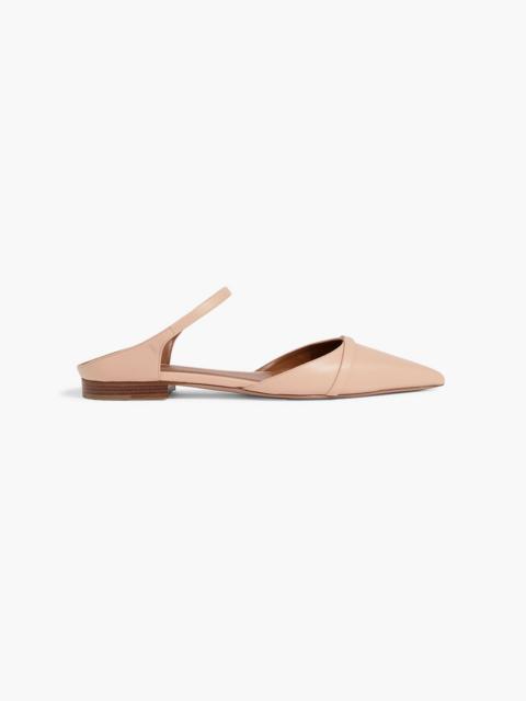 MALONE SOULIERS Uma leather point-toe flats