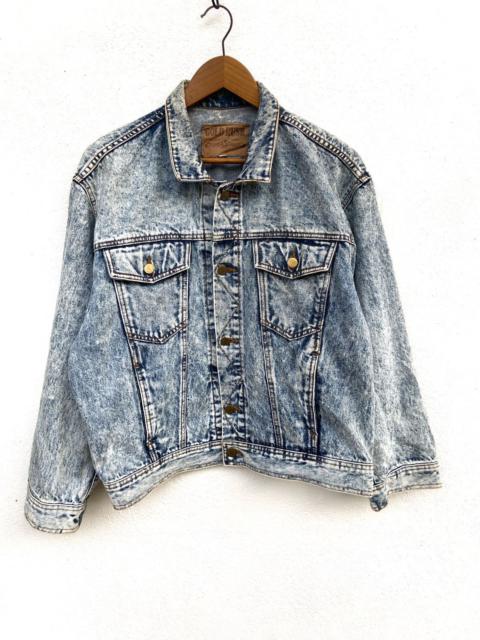 Other Designers Vintage Gold Rush X Edwin trucker jacket acid wash