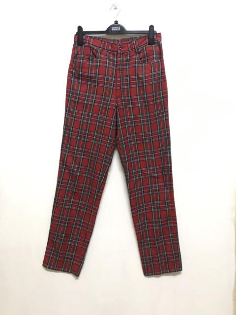 Other Designers Hysteric Glamour × Japanese Brand × PPFM - JAPAN DESIGN TARTAN BONDAGE PANTS JUNGLE STORM RARE