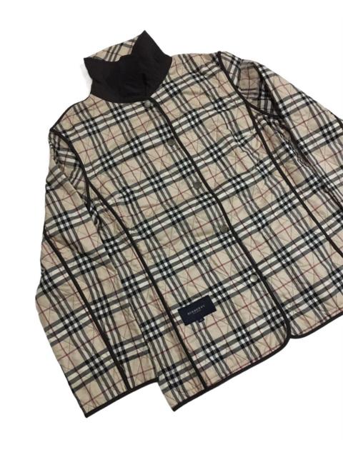 Burberry burbeery smooth puffer jacket checker two way