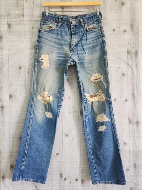 Other Designers Distressed Denim Wrangler Straight Cut