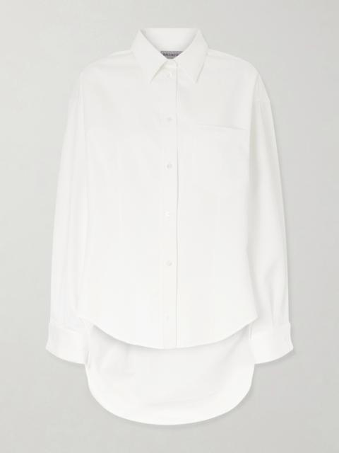 BALENCIAGA Cotton And Silk-blend Shirt