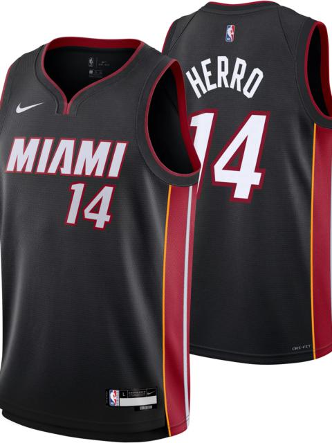 Nike Nike Youth Miami Heat Tyler Herro #14 Black Swingman Jersey