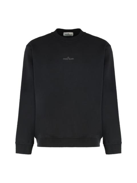 Stone Island Stone Island Oversized Crewneck Sweatshirt In Cotton