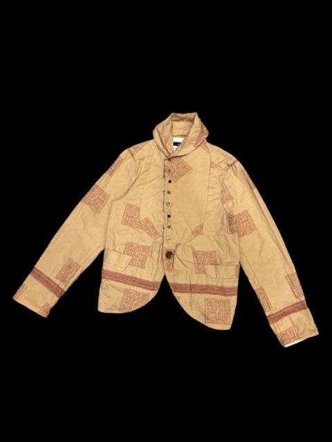 Kapital KAPITAL SHEMAGH PRINT NUMB MIXED FABRIC JACKET