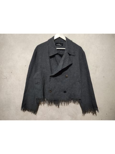 Vintage AD1992 tricot comme des gargons wool crop top jacket