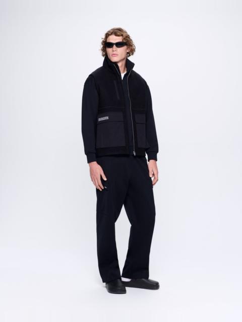 PANGAIA Men's DNA Utility Wool Gilet - Black