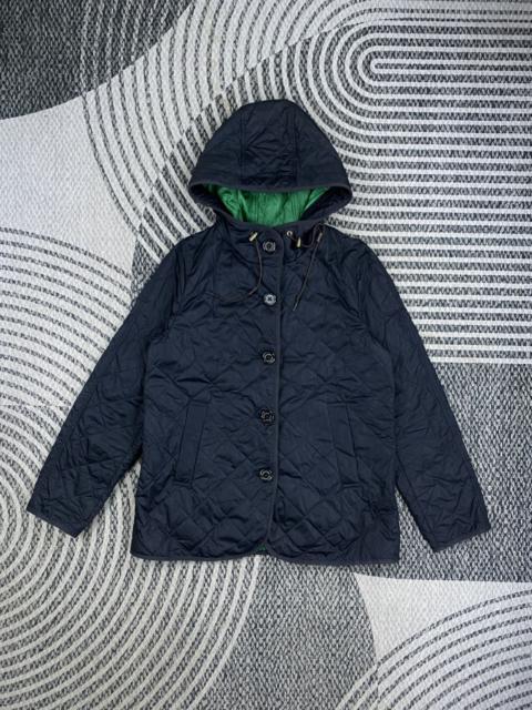Mackintosh Vtg Mackintosh Philosophy Quilted Lining Green Hooded Jacket
