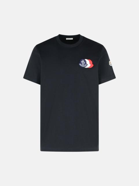 Moncler BLACK COTTON T-SHIRT