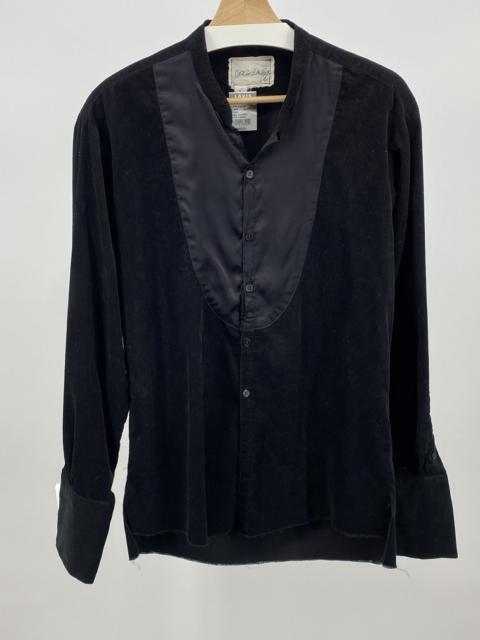 Greg Lauren Studio Silk/Corduroy Shirt size 2